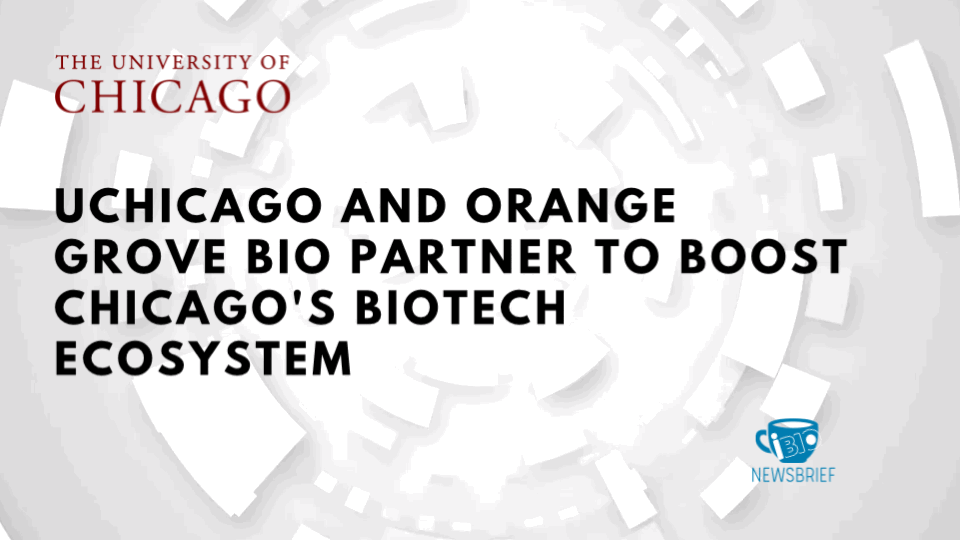 UChicago and Orange Grove Bio Partner to Boost Chicago’s Biotech Ecosystem