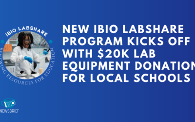 New iBIO LabShare Program Kicks Off with $20k Lab Equipment Donation for Local Schools